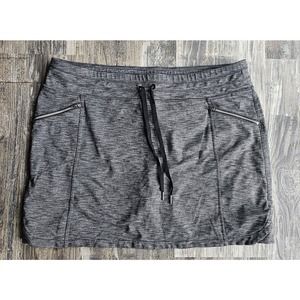 Athleta Metro Womens Skort Gray Size XL